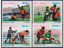 Мозамбик. Футбол. Марки 1996г.