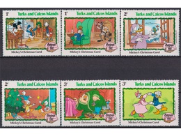 Теркс и Кайкос. Рождество. Почтовые марки 1982г.