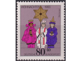 ФРГ. Германия. Рождество. Почтовая марка 1983г.