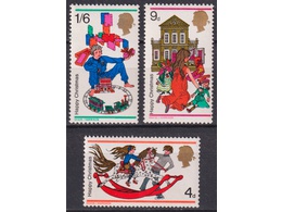 Великобритания. Рождество. Серия марок 1968г.
