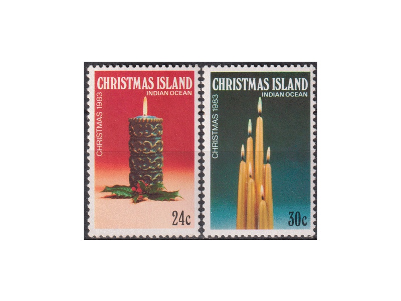 Остров Рождества. Рождество-83. Почтовые марки 1983г.