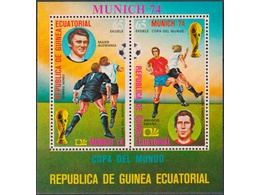 Экваториальная Гвинея. Футбол. Блок 1974г.