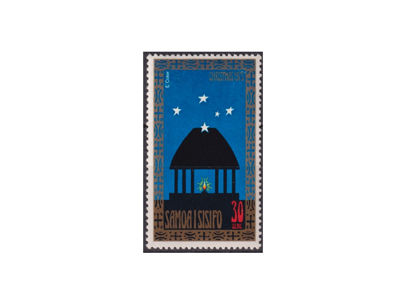 Самоа. Рождество-73. Почтовая марка 1973г.