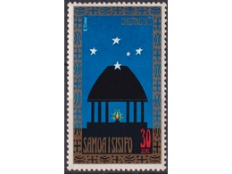 Самоа. Рождество-73. Почтовая марка 1973г.