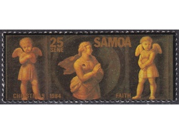 Самоа. Рождество-84. Почтовая марка 1984г.
