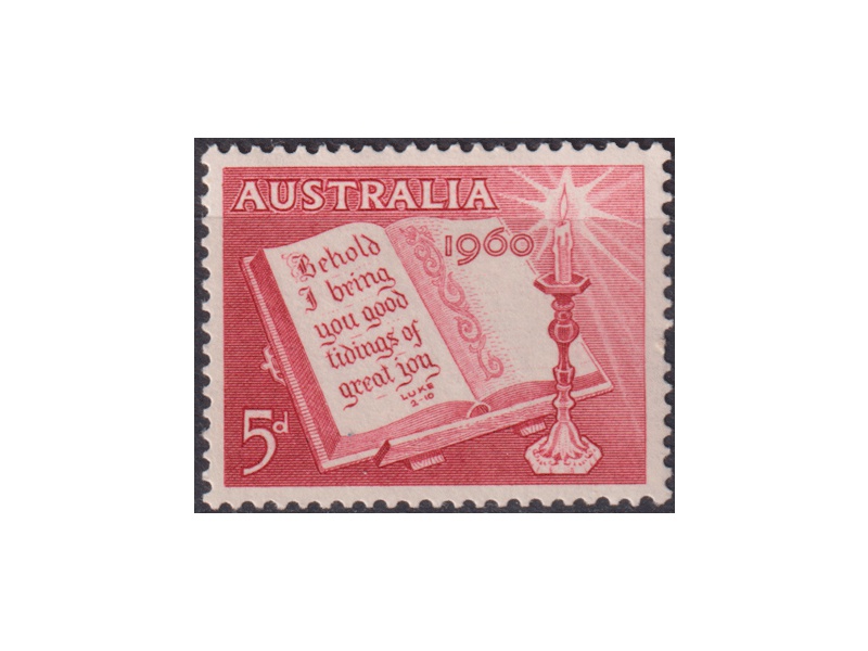 Австралия. Рождество-60. Почтовая марка 1960г.