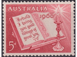 Австралия. Рождество-60. Почтовая марка 1960г.