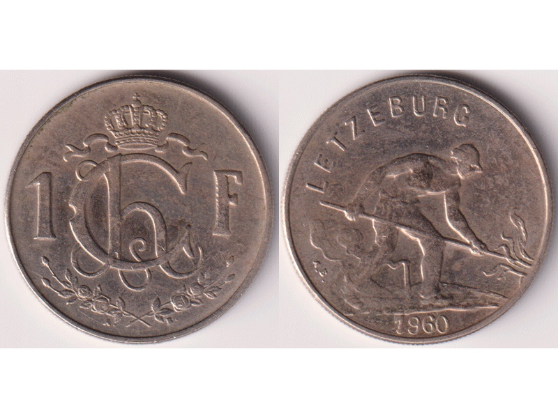 Франк 1960. Люксембург 1 Франк 1964. Монеты Люксембург 1 Франк 1968. Монеты Люксембург 1 Франк 1957. Люксембург 1 Франк 1952.