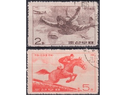 КНДР. Спорт. Почтовые марки 1966г.