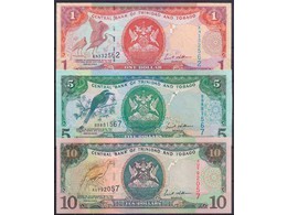 Тринидад и Тобаго. Набор банкнот 2002-2006г.