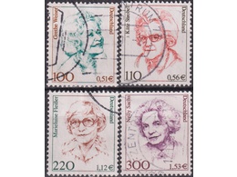 Великие женщины Германии. Стандарт. Почтовые марки 2000-2001гг.