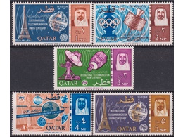 Катар. Космос. Почтовые марки 1965г.