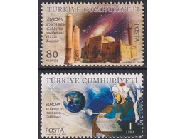 Турция. Астрономия. Почтовые марки 2009г.
