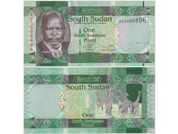 Южный Судан. 1 фунт 2011г.