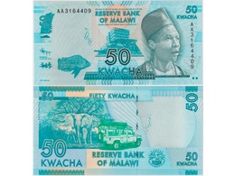 Малави. Банкнота 50 квач 2012г.