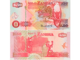 Замбия. Банкнота 50 квач 2008г.