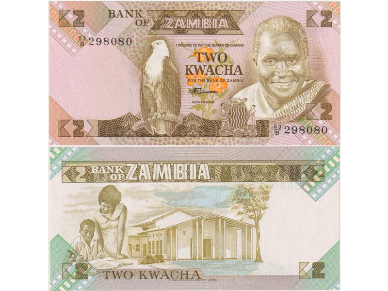 Замбия. 2 квачи 1980-1988гг.