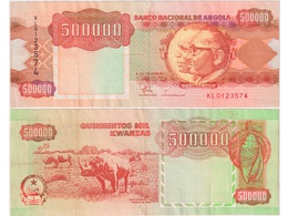 Ангола. Банкнота 500000 кванза 1991г.