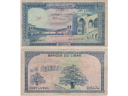 Ливан. Банкнота 100 ливров 1988г.