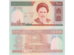 Иран. Банкнота 1000 риалов 1992г.