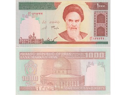 Иран. Банкнота 1000 риалов 1992-2014гг.