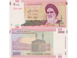Иран. Банкнота 2000 риалов 2009г.