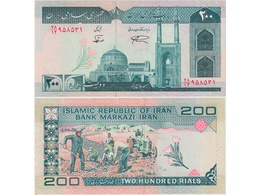 Иран. Банкнота 200 риалов 2004г.