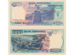 Индонезия. Банкнота 1000 рупий 1992г.