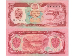 Афганистан. Банкнота 100 афгани 1991г.