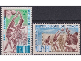 Конго. Спорт. Почтовые марки 1966г.