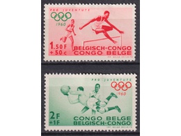 Конго. Спорт. Почтовые марки 1960г.