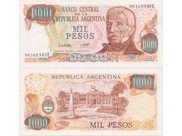 Аргентина. 1000 песо 1976-1983г.