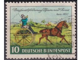 Германия (ФРГ). День почтовой марки. Почтовая марка 1952г.