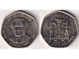 Ямайка. 1 доллар 1996г.