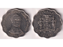 Ямайка. 10 долларов 1999г.