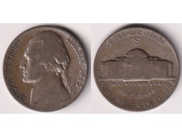США. 5 центов 1945г.