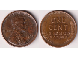США. 1 цент 1936г.