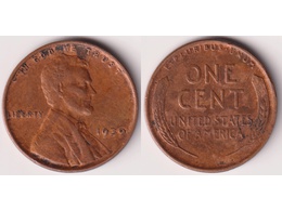 США. 1 цент 1939г.