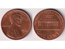 США. 1 цент 1976г.