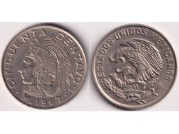 Мексика. 50 сентаво 1967г.