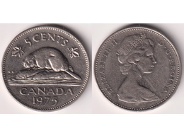 Канада. 5 центов 1975г.