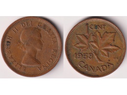 Канада. 1 цент 1953г.