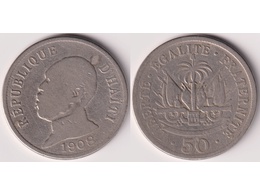 Гаити. 50 сантимов 1908г.