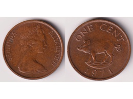 Бермудские острова. 1 цент 1971г.