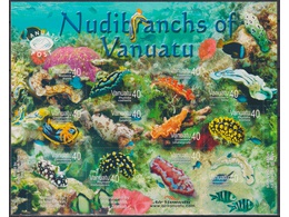 Вануату. Морская фауна. Малый лист 2008г.