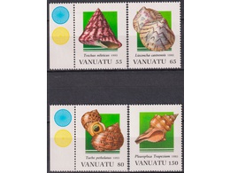 Вануату. Раковины. Серия марок 1993г.