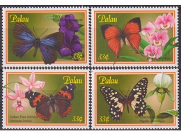 Палау. Бабочки. Серия марок 2000г.