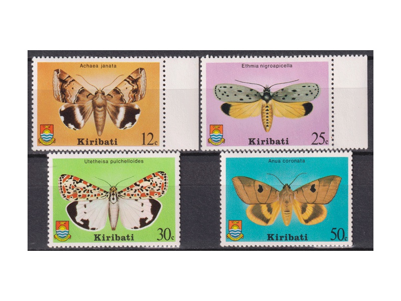 Кирибати. Насекомые. Серия марок 1980г.