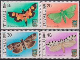 Тувалу. Бабочки. Серия марок 1980г.