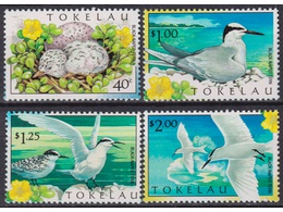 Токелау. Птицы. Серия марок 1999г.